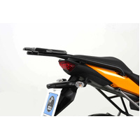 Alurack top case carrier black for Kawasaki Versys 650 (2010-2014)