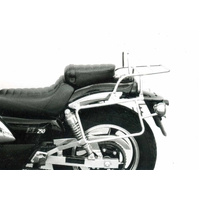 Complete carrier set (side case carrier and tubular luggage rack top case carrier) chrome for Kawasaki EL 250 (1994)/EL 252 (1996-2003)