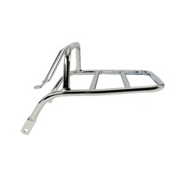 Tubular luggage rack Topcasetr√§ger chrome for Kawasaki EL 250 (1994)/EL 252 (1996-2003)