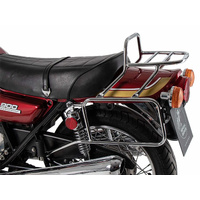 Complete carrier set (side case carrier and tubular luggage rack top case carrier) chrome for Kawasaki Z 900 (1973-1976)/1000 A (1977-1978)