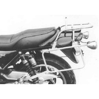 Complete carrier set (side case carrier and tubular luggage rack top case carrier) chrome for Kawasaki Zephyr 1100 (1992-1998)