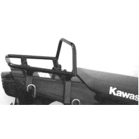 Tubular luggage rack Topcasetr√§ger black for Kawasaki KLR 650 (1995-2003)