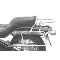Complete carrier set (side case carrier and tubular luggage rack top case carrier) chrome for Kawasaki VN 800 (1995-2000)