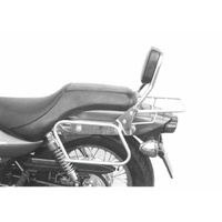 Chrome tubular luggage rack for Kawasaki EL 125 (1998-2007)
