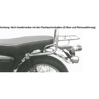 Tubular luggage rack Topcasetr√§ger chrome for Kawasaki W 650 (1999-2006)/W 800 (2011-2016)