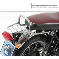 Chrome tubular luggage rack for Kawasaki W 650 (1999-2006)/W 800 (2011-2016)