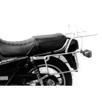 Complete carrier set (side case carrier and tubular luggage rack top case carrier) black for Suzuki GSX 250/400 E (1982-1987)