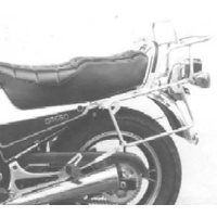 Complete carrier set (side case carrier and tubular luggage rack top case carrier) chrome for Suzuki GR 650 E (1983-1985)