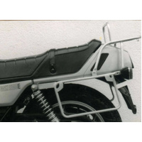 Complete carrier set (side case carrier and tubular luggage rack top case carrier) black for Suzuki GSX 750/1100 E (1980-1982)