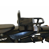 Tubular luggage rack Topcasetr√§ger black for Suzuki DR - Z 400/S (2000-2008)