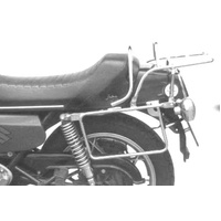 Complete carrier set (side case carrier and tubular luggage rack top case carrier) chrome for Suzuki GS 1000 E (1978-1980)