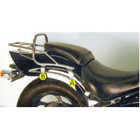 Tubular luggage rack Topcasetr√§ger chrome for Suzuki M 800 Intruder (2005-2009)