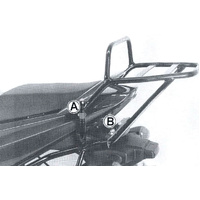 Tubular luggage rack Topcasetr√§ger black for Suzuki SV 1000/S (2003-2005)