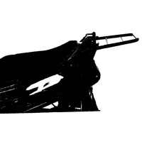 Tubular luggage rack black for Suzuki GSX-R 1100 W (1995-1997)