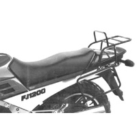 Complete carrier set (side case carrier and tubular luggage rack top case carrier) black for Yamaha FJ 1200 (1986-1987)