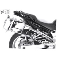 Side case carrier fixed black for Yamaha FZ6/Fazer (2004-2006)