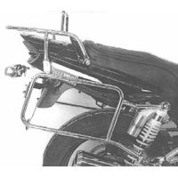 Complete carrier set (side case carrier and tubular luggage rack top case carrier) for Yamaha XJR 1300 (2004-2006) chrome