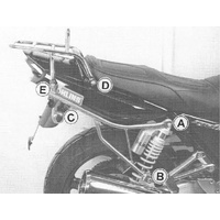 Tubular luggage rack Topcasetr√§ger black for Yamaha XJR 1300 (2004-2006)