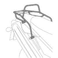 Tubular luggage rack Topcasetr√§ger black for Yamaha XT 660 R/X (2004-2006)