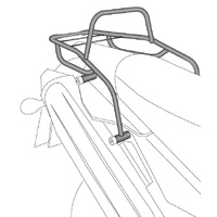 Tubular luggage rack Topcasetr√§ger black for Yamaha XT 660 R/X (2007-2016)
