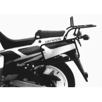 Complete carrier set (side case carrier and tubular luggage rack top case carrier) black for Yamaha FZR 600 (1988-1990)
