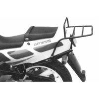 Complete carrier set (side case carrier and tubular luggage rack top case carrier) black for Yamaha FZR 600 (1991-1993)
