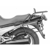 Complete carrier set (side case carrier and tubular luggage rack top case carrier) black for Yamaha FJ 1200/FJ 1200(A) (1991-1995)