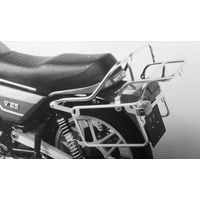 Complete carrier set (side case carrier and tubular luggage rack top case carrier) chrome for Moto Guzzi V 65