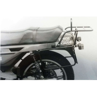Complete carrier set (side case carrier and tubular luggage rack top case carrier) chrome for Moto Guzzi V 35/V 50 III/V 65 GT/V 75 (1982-1991)