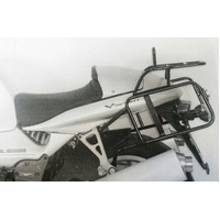 Complete carrier set (side case carrier and tubular luggage rack top case carrier) black for Moto Guzzi V11 Naked (1999-2005) / V11 Le Mans / V11 Caf√