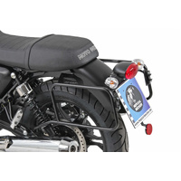 Side case carrier fixed black for Moto Guzzi V 7 Classic/Special (2008-2014)