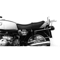Complete carrier set (side case carrier and tubular luggage rack top case carrier) chrome for BMW R 45 (1978-1985)/R 65 (1978-1985) (2 suspension stru