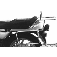 Complete carrier set (side case carrier and tubular luggage rack top case carrier) chrome for BMW R 65 (1986-1993)/R 80 RT (1986-1995) (centre strut)/