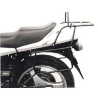 Complete carrier set (side case carrier and tubular luggage rack top case carrier) black for BMW K 100 RT/RS (1990-1992)
