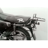 Complete carrier set (side case carrier and tubular luggage rack top case carrier) black for MZ 500 R Classic (1991-1992)