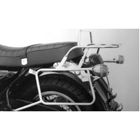 Complete carrier set (side case carrier and tubular luggage rack top case carrier) chrome for Triumph Thunderbird (1995-1998)