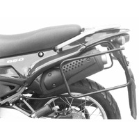 Side case carrier fixed black for Aprilia Pegaso 650 (1996)