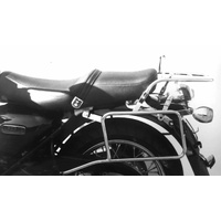 Complete carrier set (side case carrier and tubular luggage rack top case carrier) chrome for Triumph Legend TT (1999-2001)/Thunderbird (1999-2003)