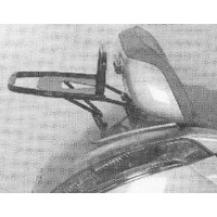 Tubular luggage rack Topcasetr√§ger silver for Aprilia Atlantic 500 (2002-2005)