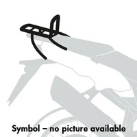 Tubular luggage rack Topcasetr√§ger chrome for Hyosung GV 650 i Aquilia (2006-2011)
