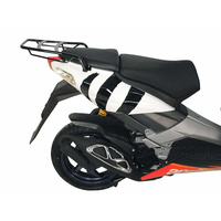 Tubular luggage rack black for Aprilia SR 50 R/Factory (2005-2021)