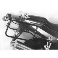 Side case carrier fixed black for Honda CBR 600 F (1999-2010)