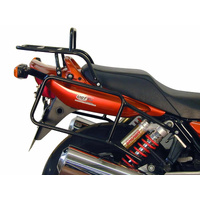 Complete carrier set (side case carrier and tubular luggage rack top case carrier) black for Honda CB 1300 (1997-2002)