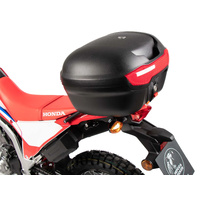Topcase - Set Journey Topcase 40 black and carrier for Honda CRF 300 Rally (2021-)