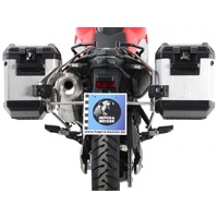 SIDECARRIER CUTOUT STAINLESS STEEL INCL. XPLORER SIDEBOXES SILVER FOR BMW F 750 GS (2018-2023)/ F 850GS (2018-2023) / F 850GSA (2019-2023) / F 800 GS
