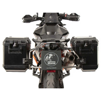 Case carrier set cutout stainless steel incl. Xplorer cutout black Case set 40/37 for KTM 890 SMT (2023-)