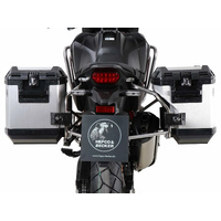 Case carrier set cutout stainless steel incl. Xplorer cutout silver Case set for Honda CRF 1100 L Africa Twin (2019-2021)