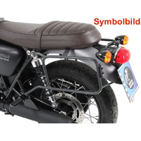 Side case carrier, bolted chrome for Triumph Bonneville T 120/Black (2016-)