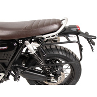 Side pannier rack bolted on one side left black for Triumph Scrambler 1200 X (2024-)
