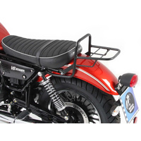 Tubular luggage rack Topcasetr√§ger black for Moto Guzzi V 9 Roamer (short seat)(2016)